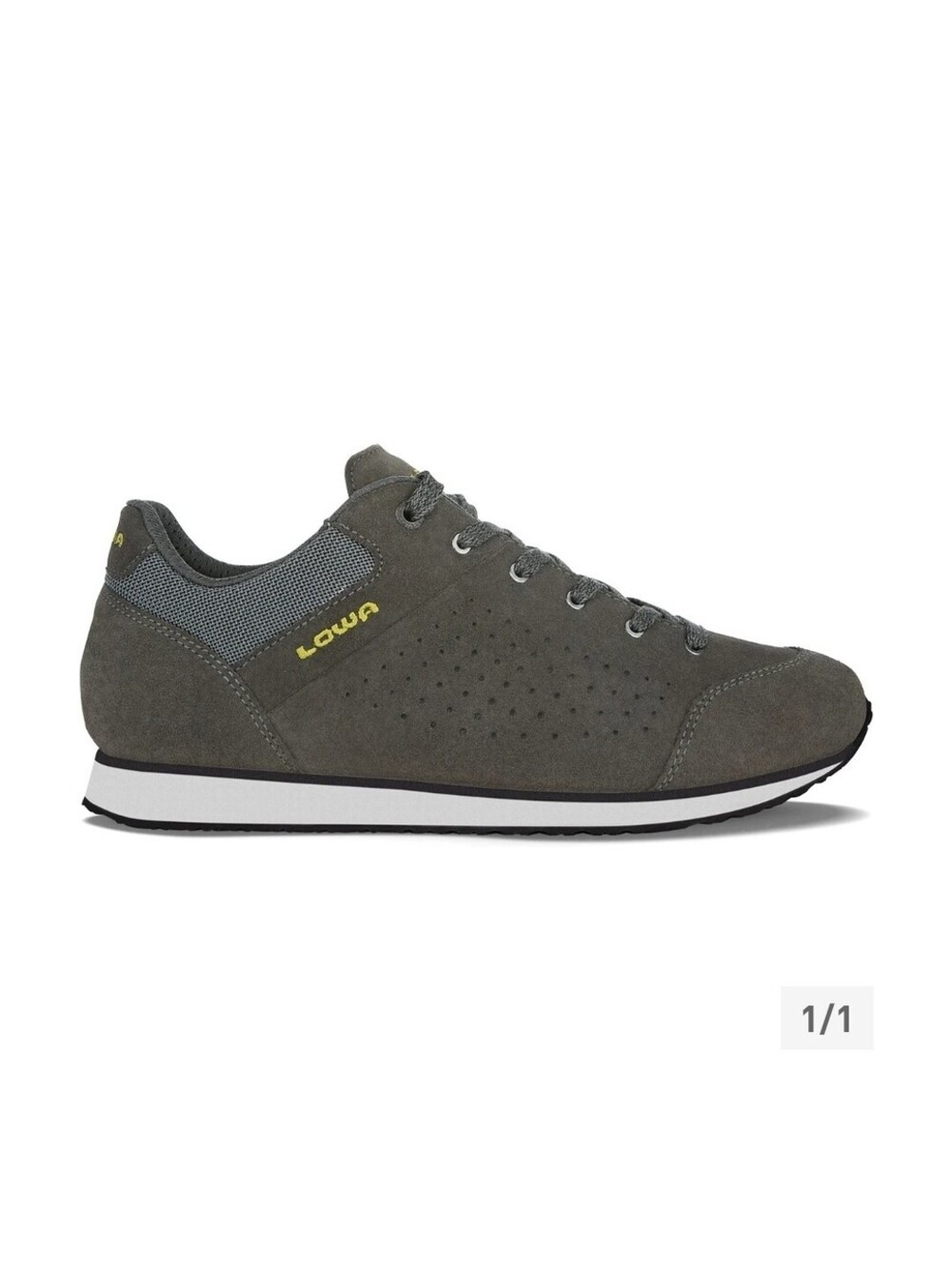 RARE Lowa Trento Mens 9, Suede Casual Sneaker Gray Lace Up New Without Box!